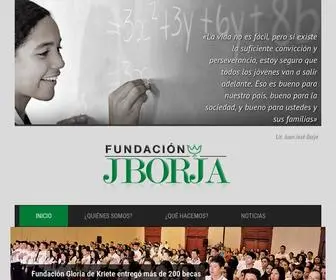 FundacionjBorja.org(Fundación) Screenshot