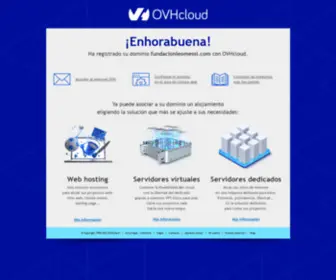 Fundacionleomessi.com(OVHcloud crece con usted poniendo a su disposición lo mejor de las infraestructuras web) Screenshot