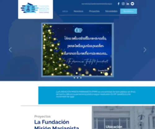 Fundacionmarianista.org.ar(Inicio) Screenshot