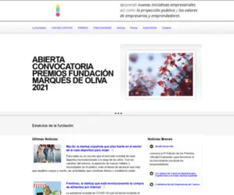 Fundacionmarquesdeoliva.com(Fundación Marqués de Olvia) Screenshot