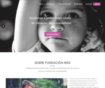 Fundacionmas.org(Fundación) Screenshot