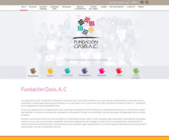 Fundacionoasis.com(Nginx) Screenshot