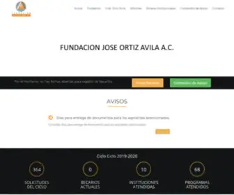 Fundacionortizavila.com(Inicio) Screenshot