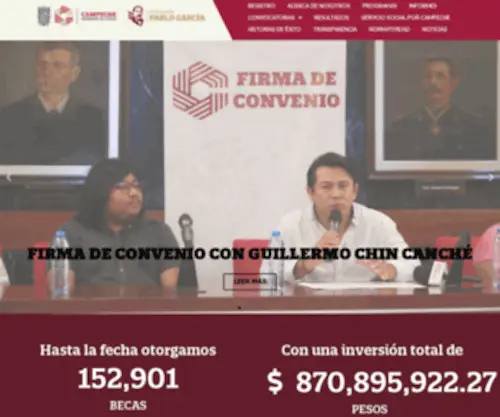 Fundacionpablogarcia.gob.mx(Fundación Pablo García) Screenshot