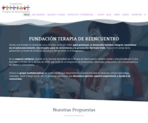 Fundacionreencuentro.com(Inicio) Screenshot