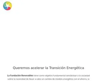 Fundacionrenovables.org(Fundación Renovables) Screenshot