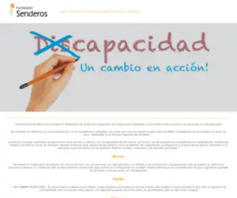 Fundacionsenderos.org(Fundación) Screenshot