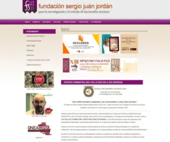 Fundacionsergiojuan.org(Fundación) Screenshot