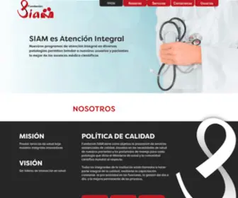 Fundacionsiam.org(Fundación SIAM) Screenshot