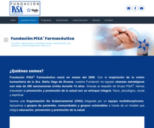 Fundacionstella.org(Fundación PiSA® Farmacéutica) Screenshot