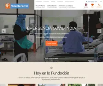 Fundacionvicenteferrer.org(Fundación Vicente Ferrer) Screenshot