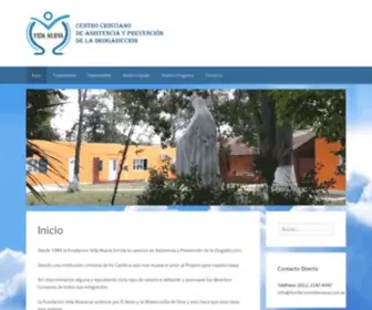 Fundacionvidanueva.com.ar(Centro) Screenshot