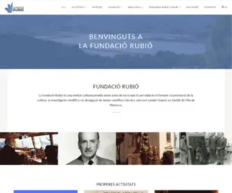 Fundaciorubio.org(Fundació) Screenshot