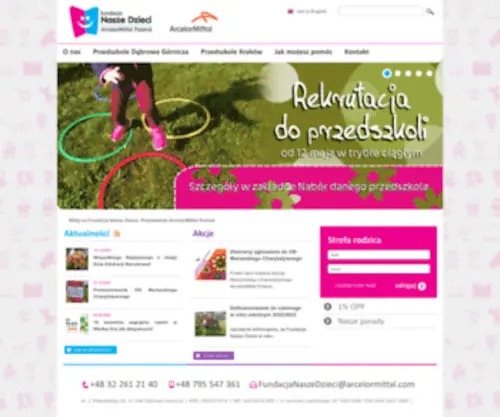 FundacJa-Naszedzieci.pl(Witaj na Fundacja Nasze Dzieci) Screenshot
