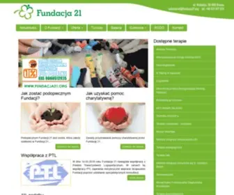 FundacJa21.org(FUNDACJA 21) Screenshot