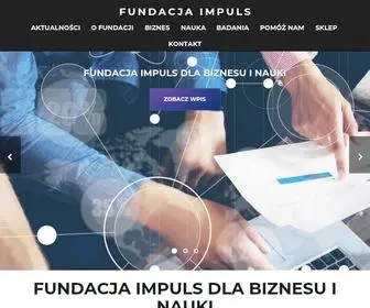 FundacJaimpuls.com.pl(Dla biznesu i nauki) Screenshot