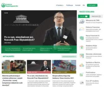 FundacJawspomaganiawsi.pl(Fundacja Wspomagania Wsi) Screenshot