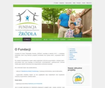 FundacJazrodla.pl(Fundacja na Rzecz Wspierania Rodziny "ŹRÓDŁA") Screenshot
