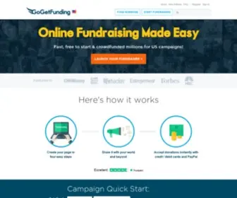 Fundageek.com(#1 Crowdfunding Website for Personal Causes) Screenshot