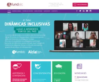Fundalc.org.ar(Fundación de Clínica ALCLA) Screenshot