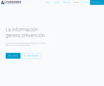 Fundamed.org.ar(Fundación para la Medicina) Screenshot