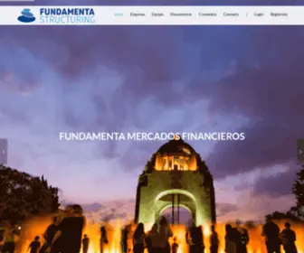 Fundamenta.com.mx(Fundamenta Structuring) Screenshot