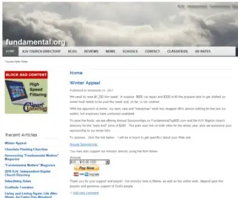 Fundamental.org(King James) Screenshot