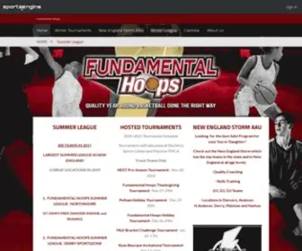 Fundamentalhoops.org(Fundamental Hoops) Screenshot