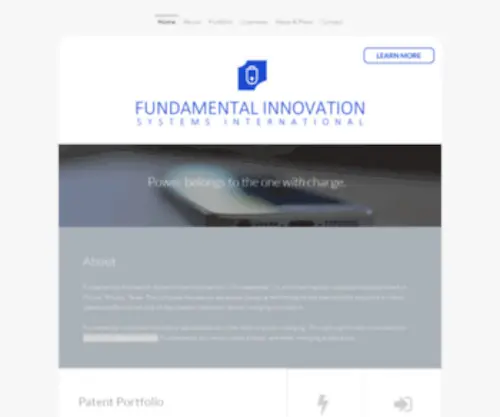 Fundamentalinnovation.net(Advanced Charging) Screenshot