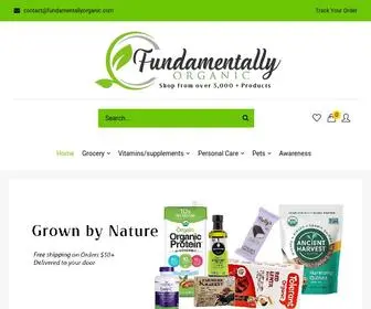 Fundamentallyorganic.com(Fundamentally Organic) Screenshot