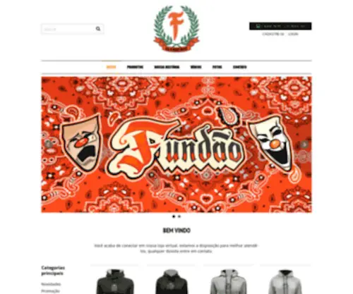 Fundaoroupas.com.br(Loja) Screenshot