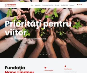 Fundatiahanslindner.ro(Fundaţia) Screenshot