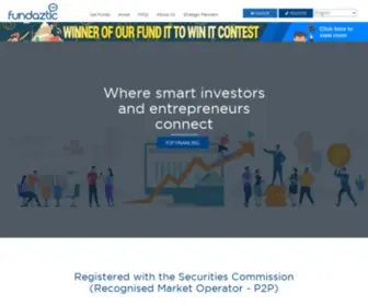 Fundaztic.com(Peer to Peer Lending) Screenshot
