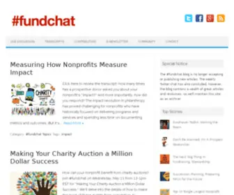 Fundchat.org(A Resource for Nonprofit Fundraising & Marketing Professionals) Screenshot