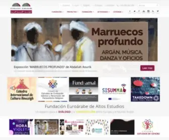 Fundea.org(Fundación Euroárabe de Altos Estudios) Screenshot