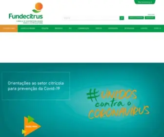 Fundecitrus.com.br(Greening) Screenshot