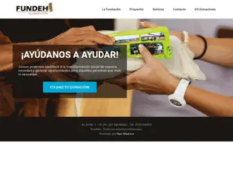 Fundehi.org(Fundación) Screenshot