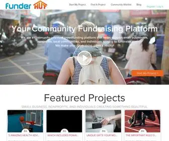 Funderhut.com(Small Business Fundraising) Screenshot
