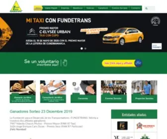 Fundetrans.com(Fundación Para el Desarrollo de los Transportadores) Screenshot