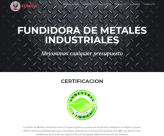 Fundidorademetales.com(FUMISA) Screenshot