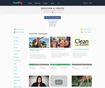 Fundify.ca(Discover & Create) Screenshot