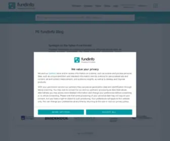 Fundinfo.com(Home page) Screenshot