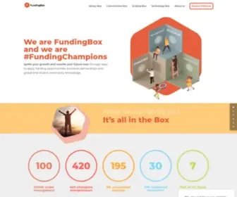 Fundingbox.com(We champion entrepreneurs to rewrite their future) Screenshot
