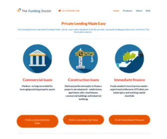 Fundingdoctor.com.au(The Funding Doctor) Screenshot