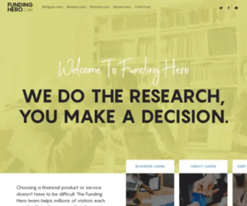 Fundinghero.com(Best Money will help you wherever you are on life’s financial journey) Screenshot