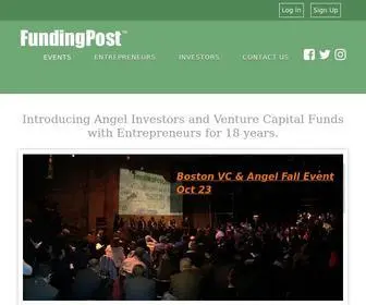 Fundingpost.com(Venture Capital & Angel Investors) Screenshot
