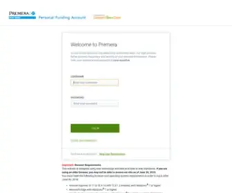 Fundingpremerawa.com(Health Account Benefits Portal) Screenshot