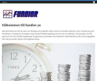 Fundior.se(Välkommen) Screenshot