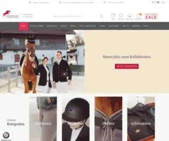 Fundis-Reitsport.de(Online kaufen) Screenshot