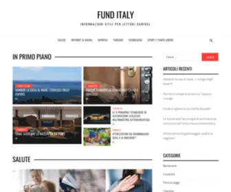 Funditaly.it(Informazioni utili per lettori curiosi) Screenshot